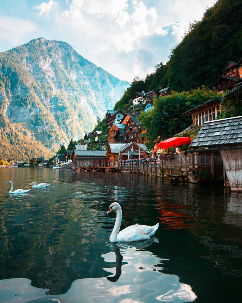 Hallstatt, a picturesque village in Austria