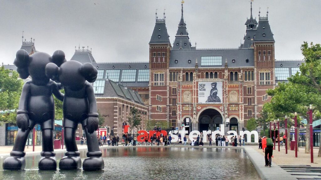 the Rijksmuseum in Amsterdam, Netherlands.