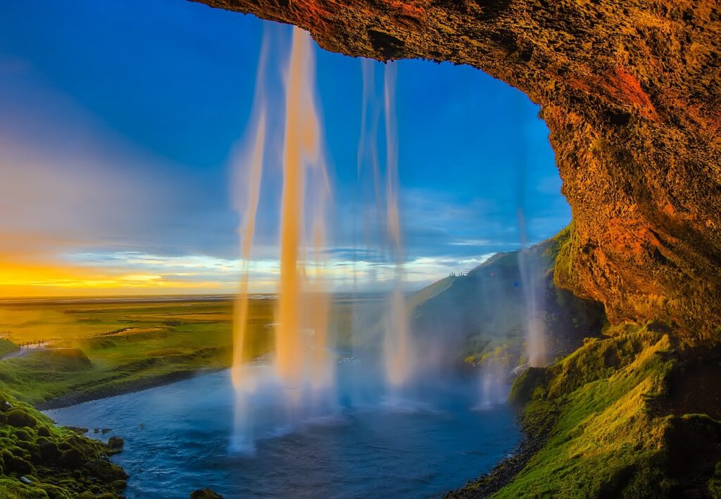 Seljalandsfoss waterfall, Iceland