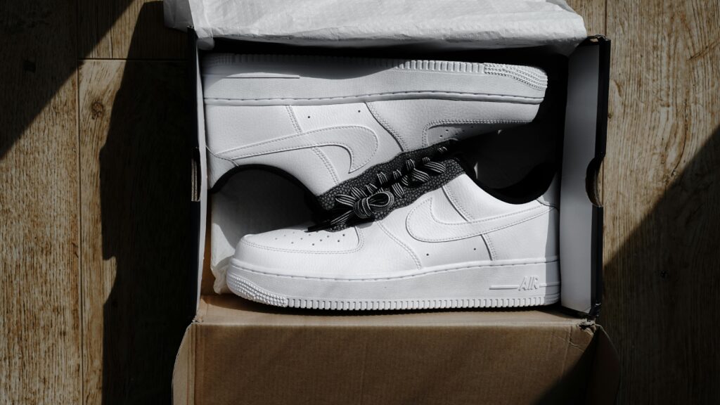A pair of brand new shoes