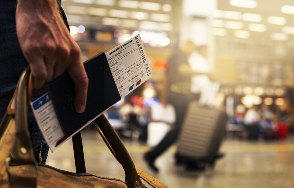 boarding pass for traveling